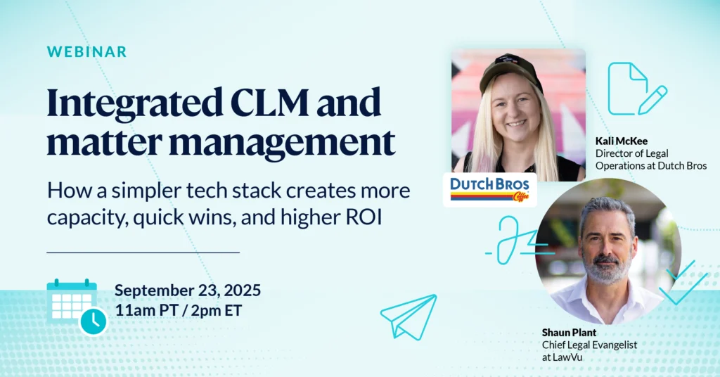 Integrated CLM and matter management