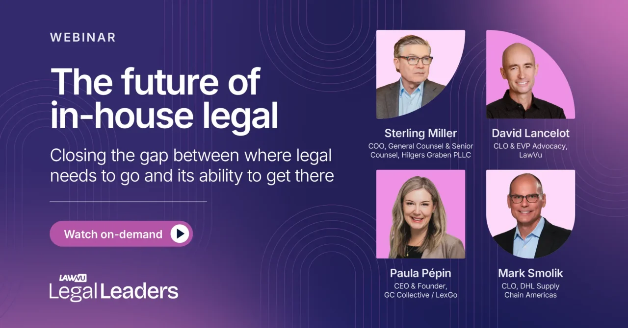 The future of in-house legal