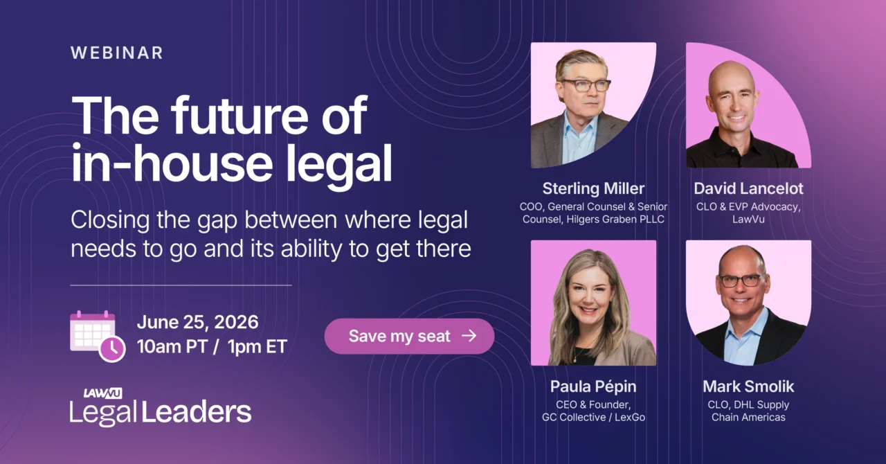 The future of in-house legal