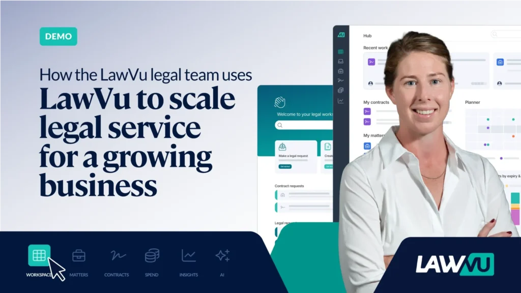 How the LawVu legal team uses LawVu