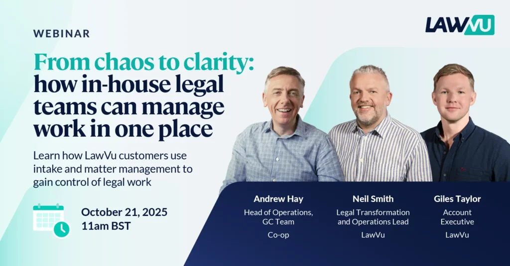 From chaos to clarity: how in-house legal teams can manage work in one place