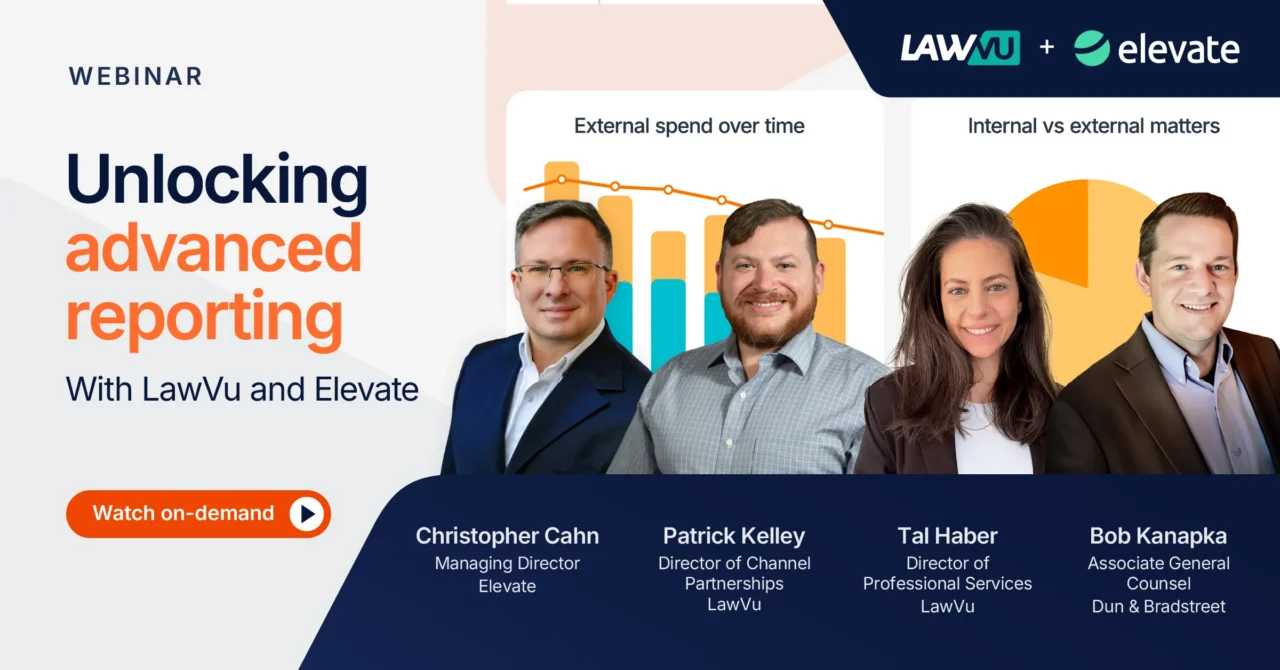Unlocking advanced reporting with LawVu and Elevate
