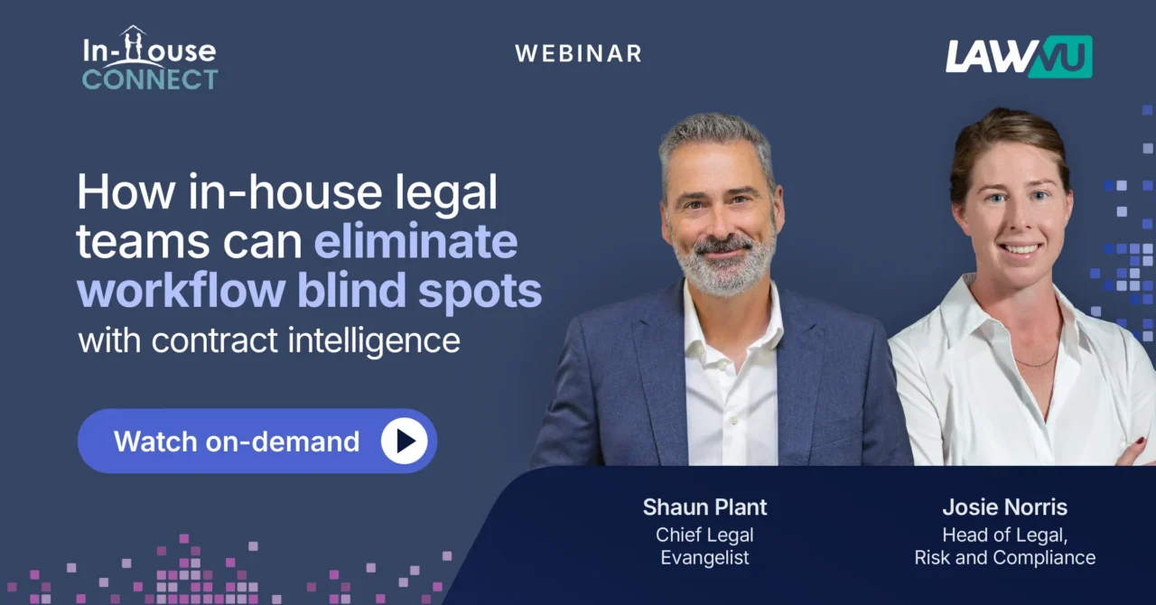 How in-house legal teams can eliminate workflow blind spots with contract intelligence