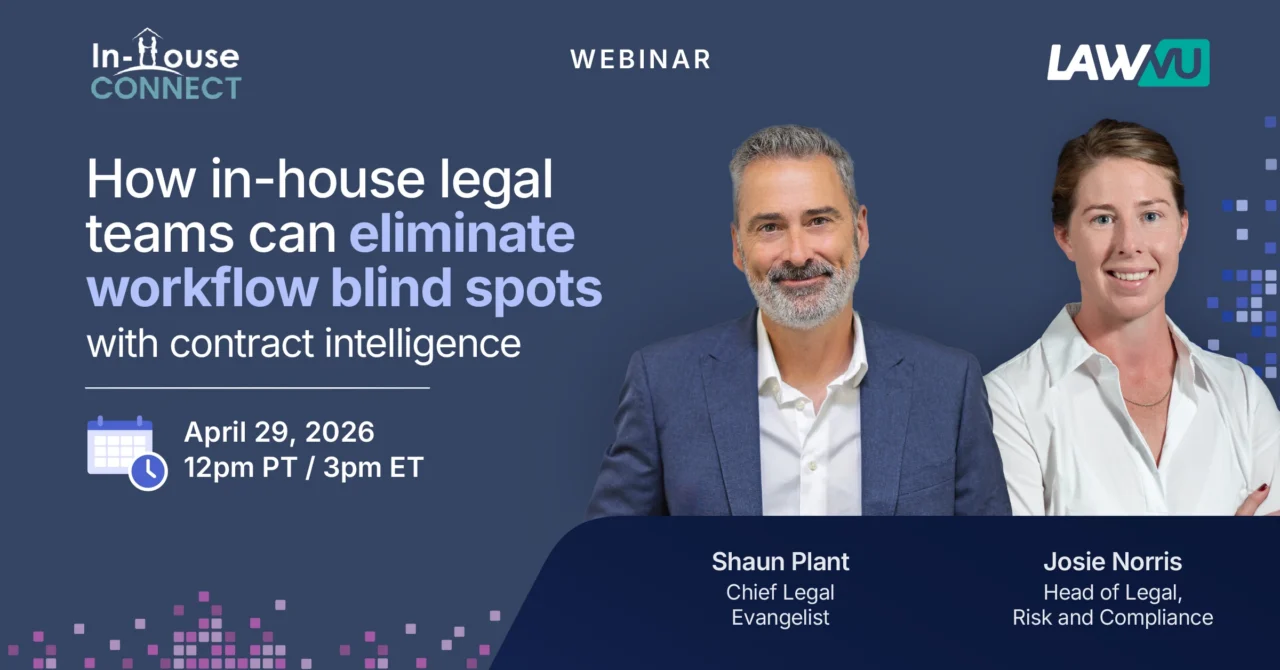 How in-house legal teams can eliminate workflow blind spots with contract intelligence