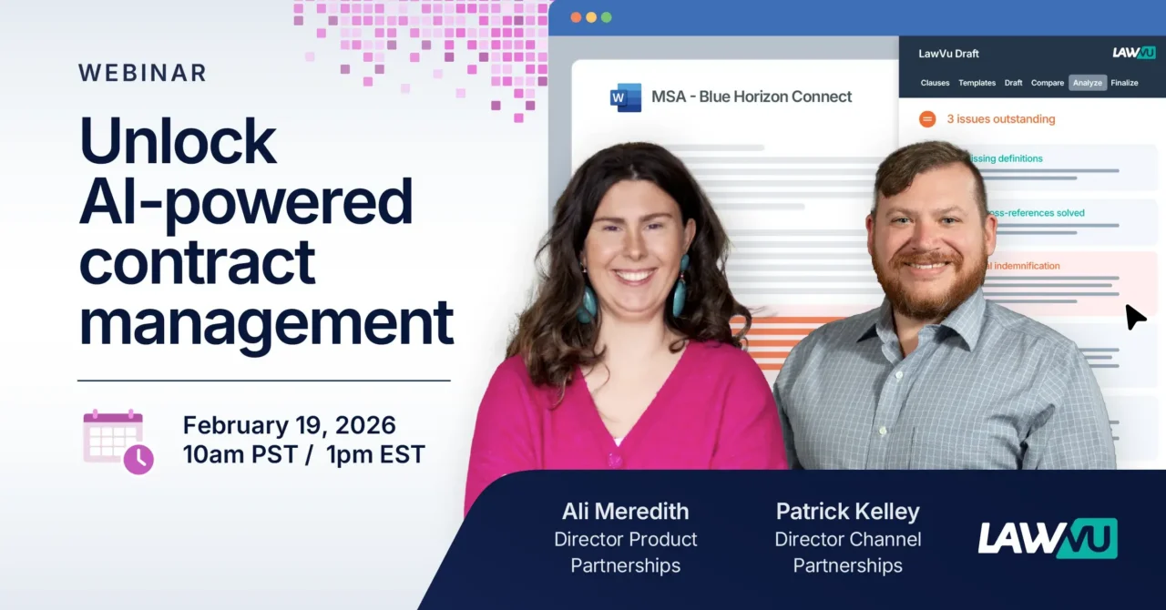 Unlock AI-powered contract management with LawVu