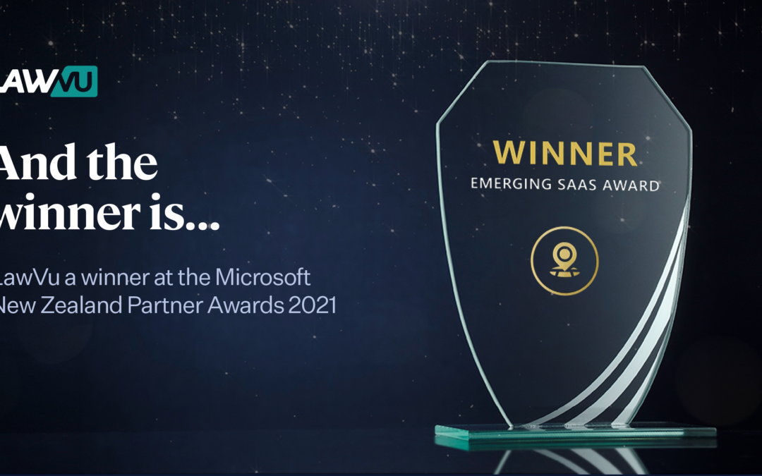 LawVu a winner at the Microsoft New Zealand Partner Awards 2021