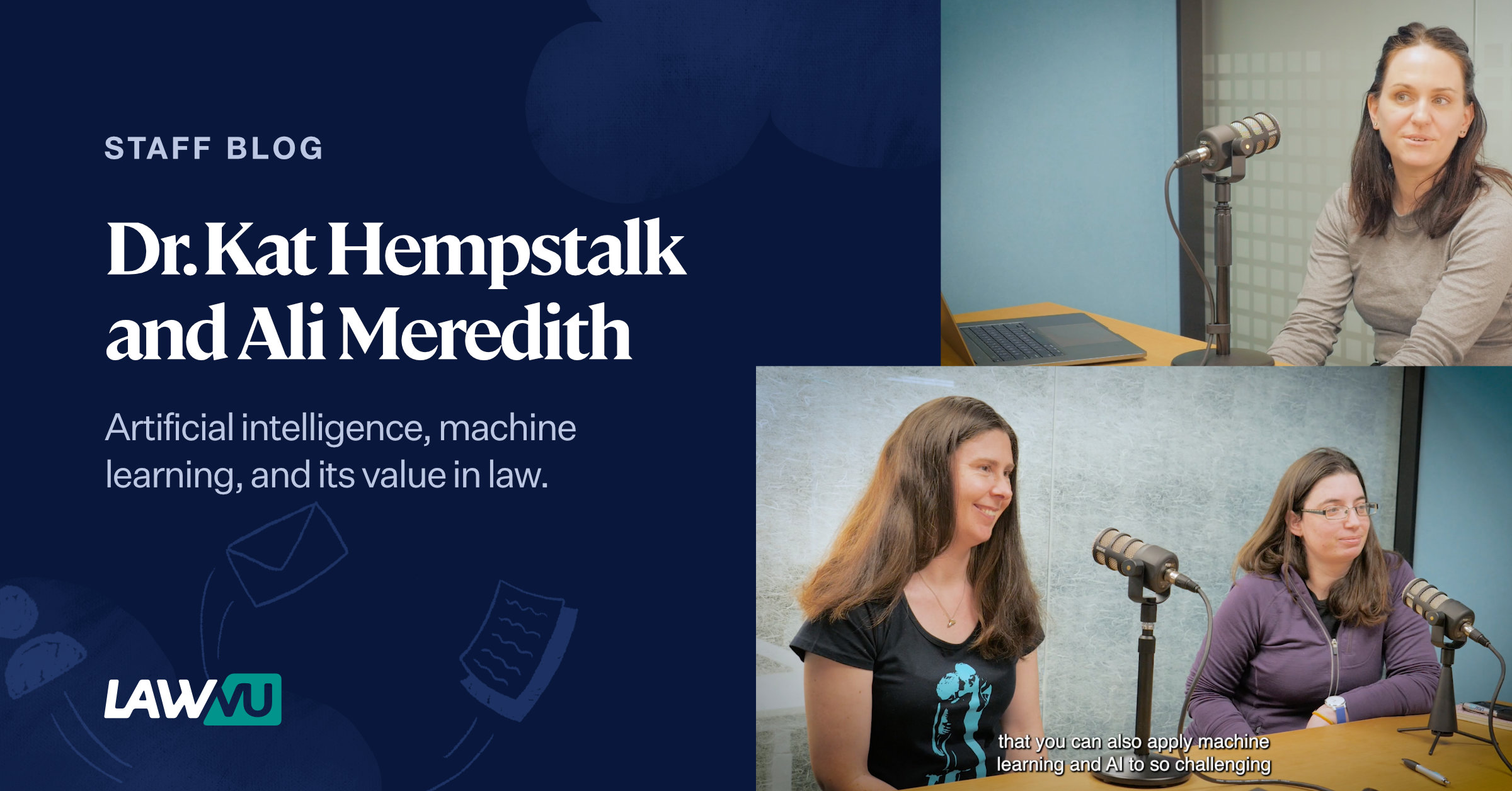 DR Kat Hempstalk and Ali Meredith