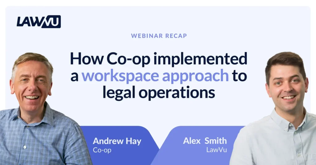 4 ways Co-op transformed their legal operations with LawVu | Legal tech UK