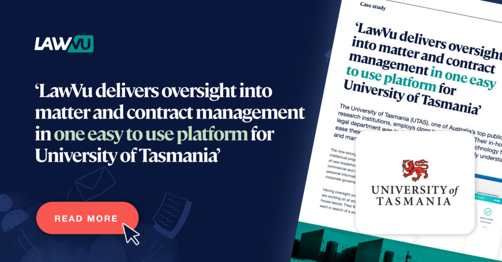 How University Of Tasmania Streamlined Their Workflow With Lawvu - Lawvu