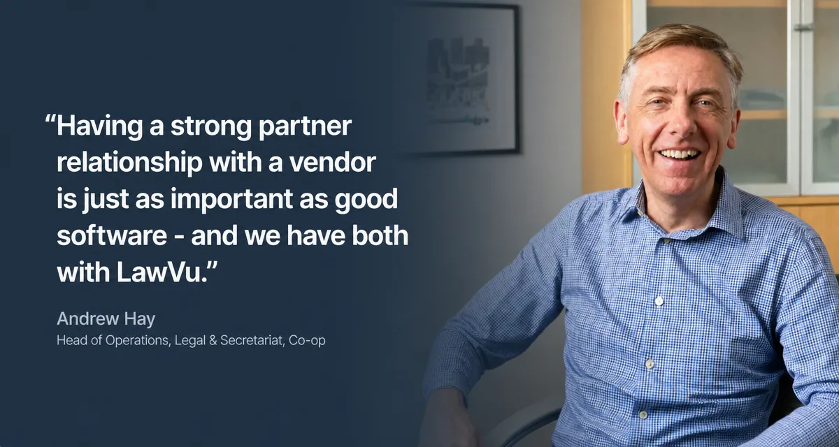 How LawVu brings value to Co-op’s in-house legal team