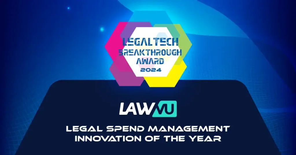 LawVu awarded “Legal Spend Management Innovation of the Year” by LegalTech Breakthrough
