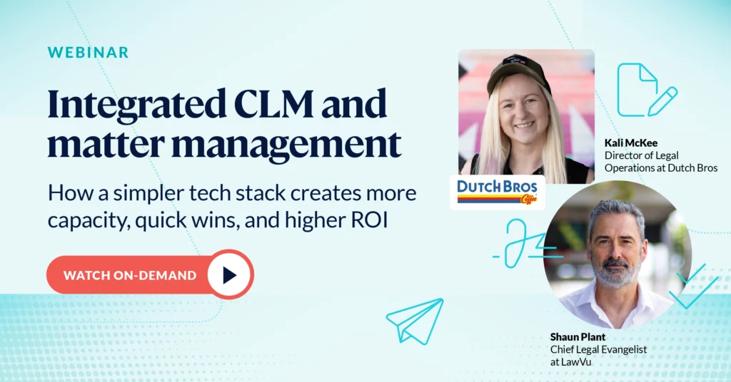 Integrated CLM and matter management