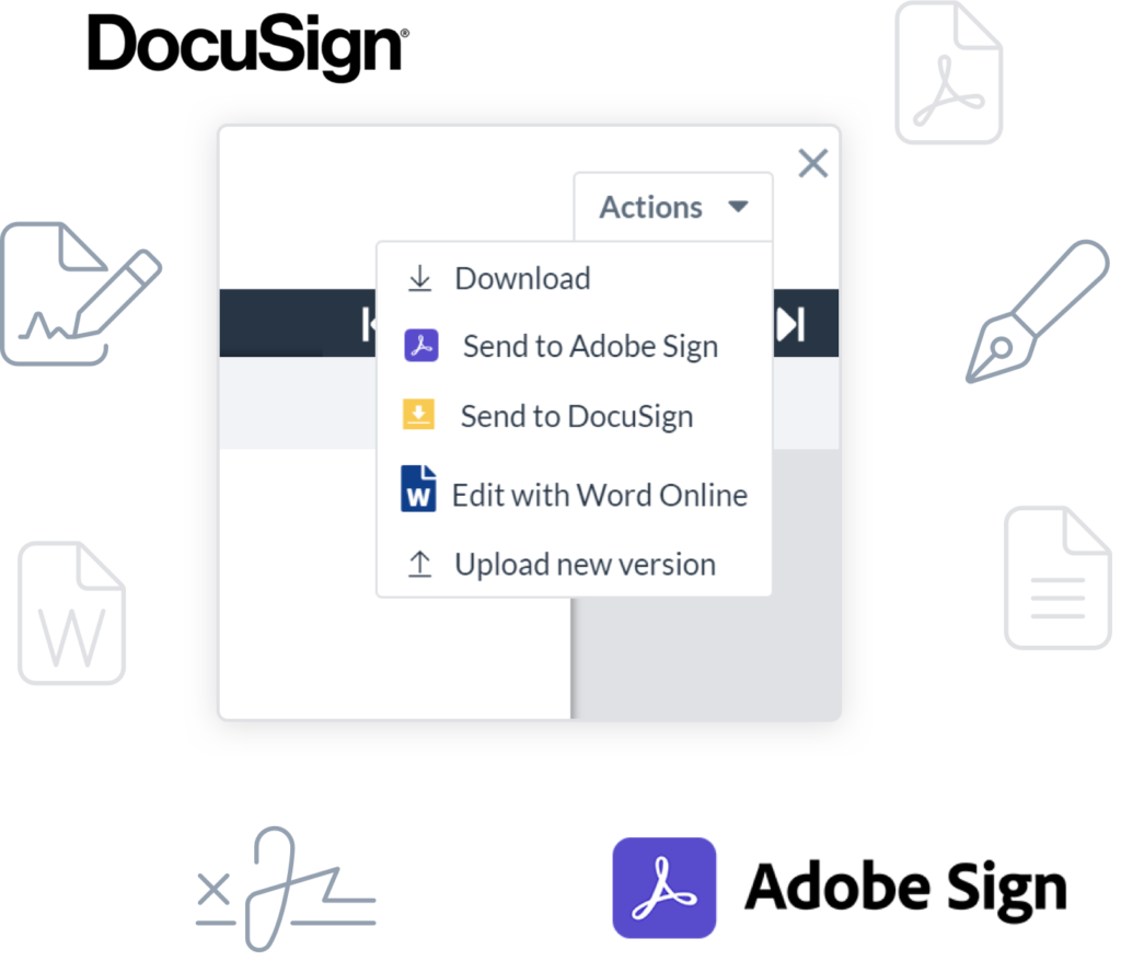 integrations--digital-sigining-v2@2x LawVu integrates with HelloSign, DocuSign & AdobeSign