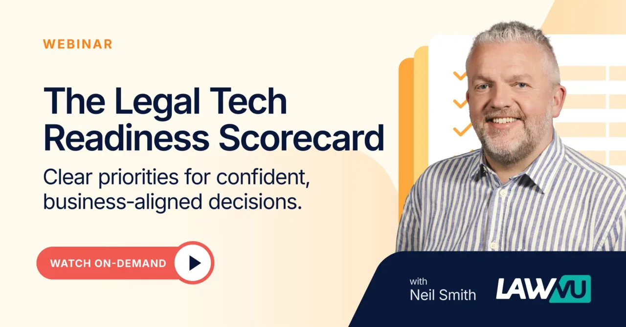 Legal Tech Readiness Scorecard replay