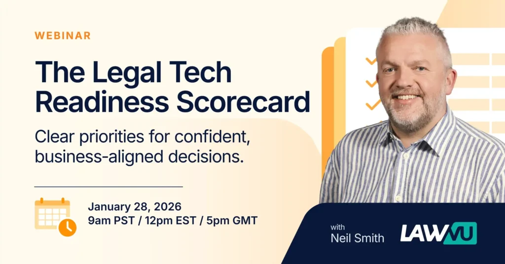 The legal tech readiness scorecard