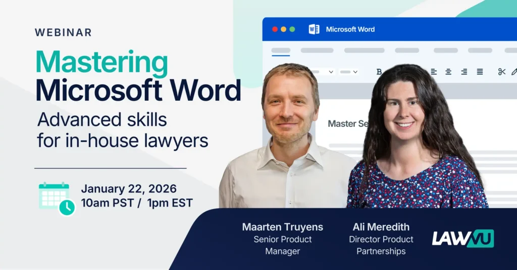 Mastering Microsoft Word: Advanced skills for lawyers