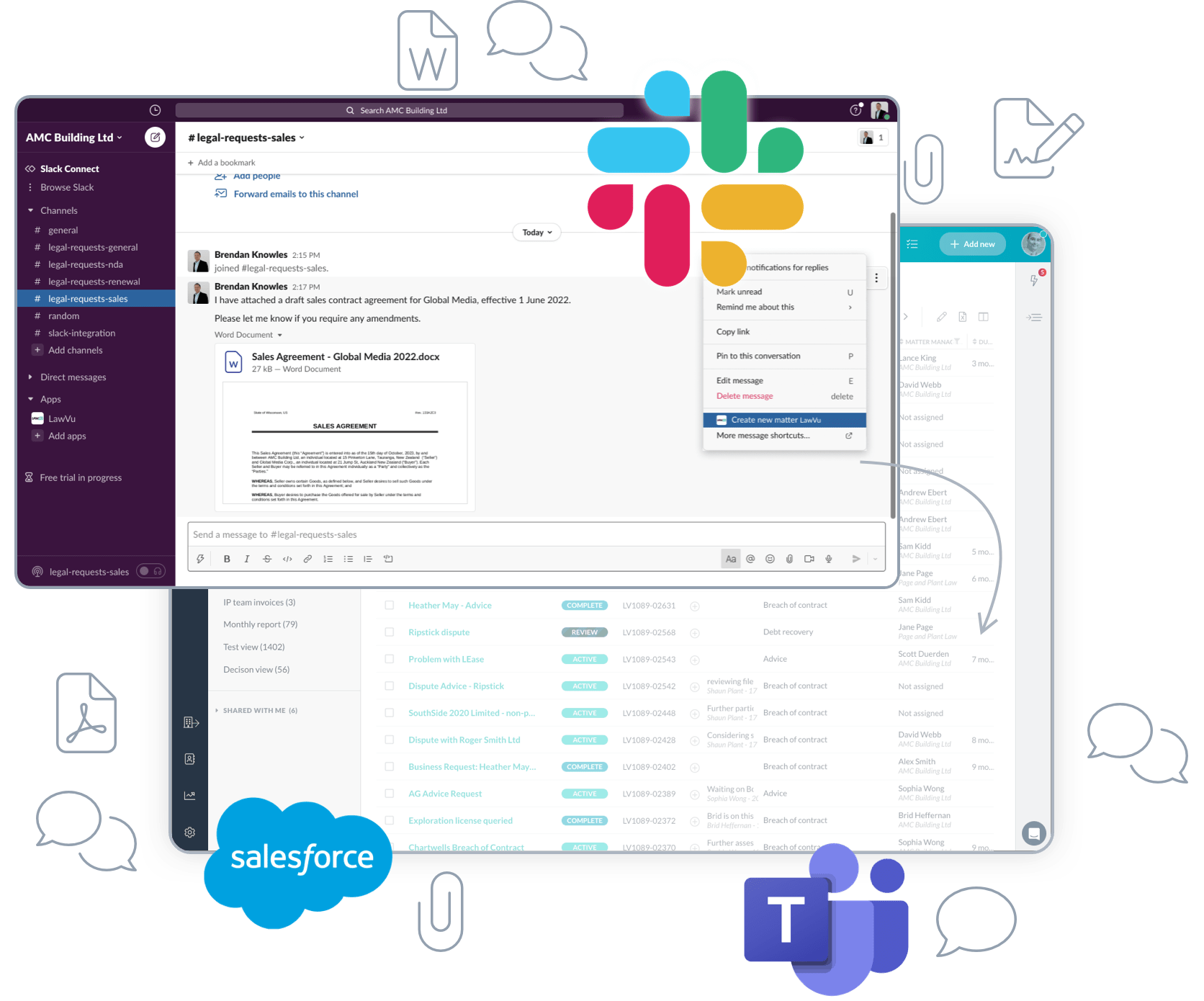 Slack and Salesforce