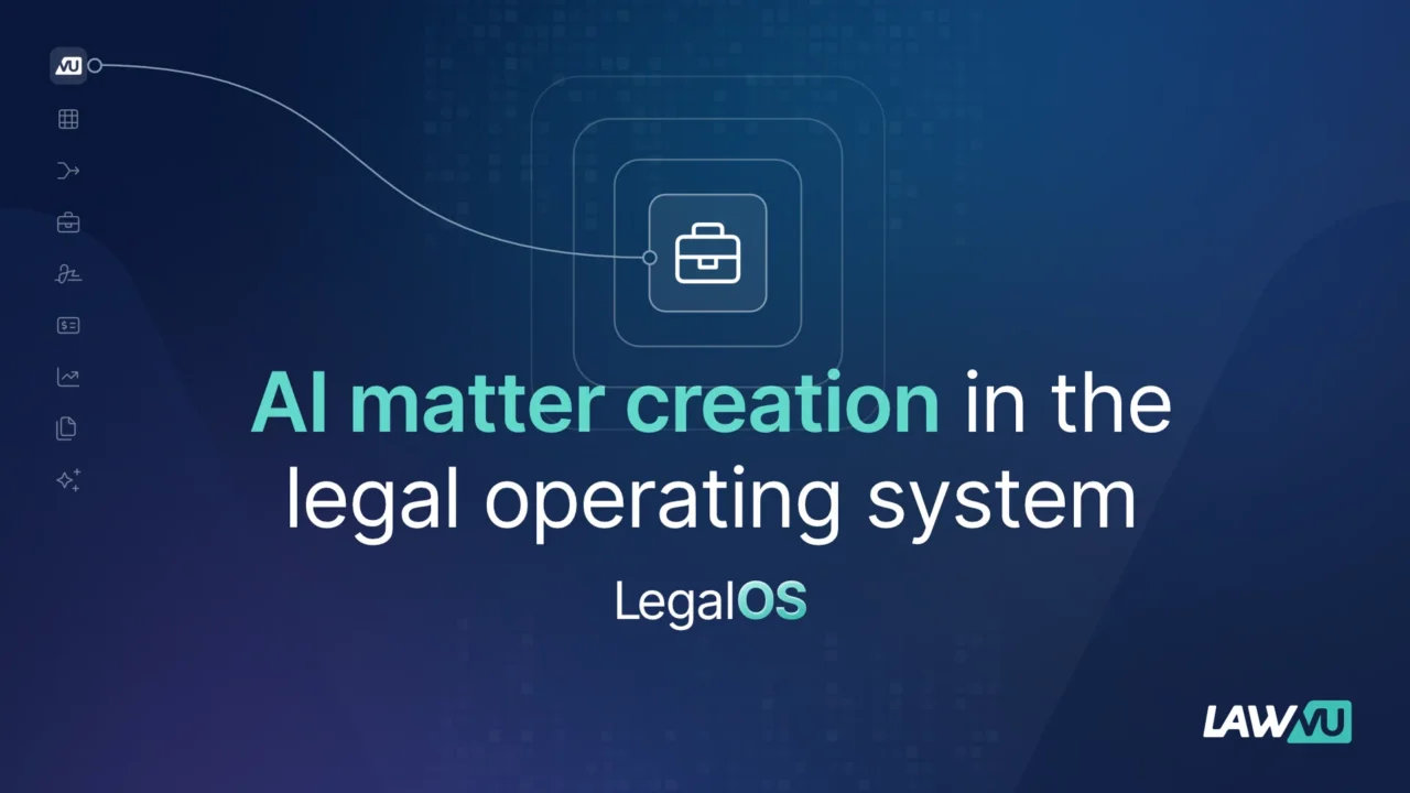 LegalOS: Agentic matter creation