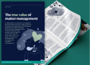 The true value of matter management whitepaper