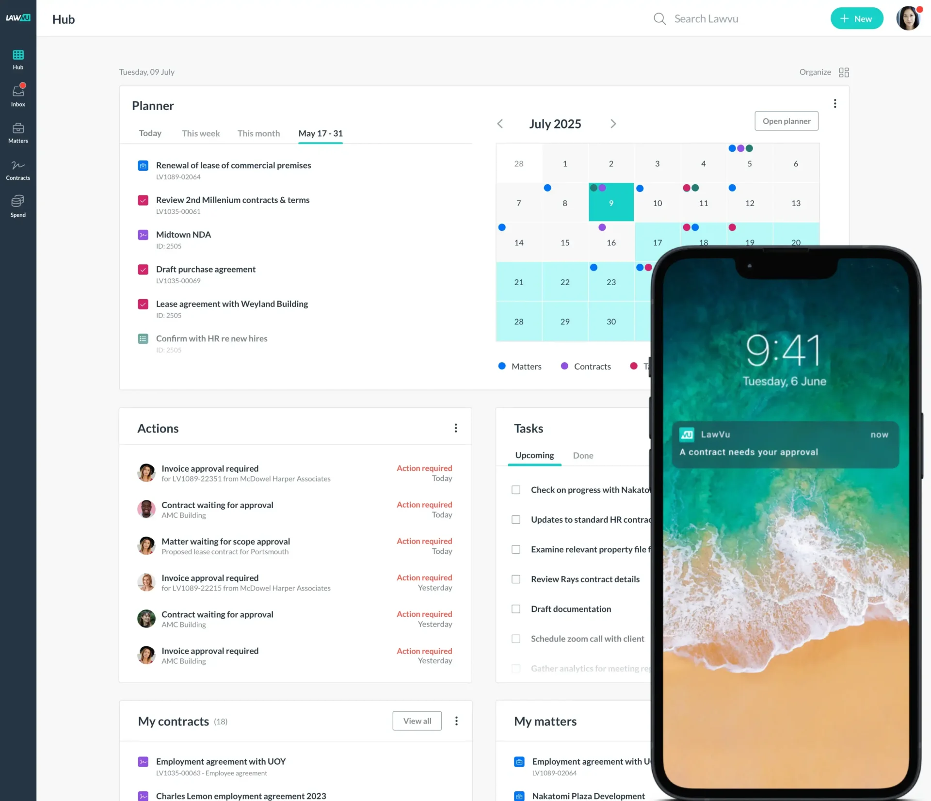 LawVu mobile app