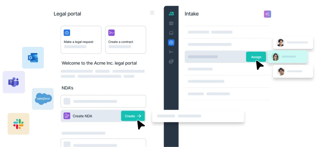 A centralized intake portal brings structure and consistency