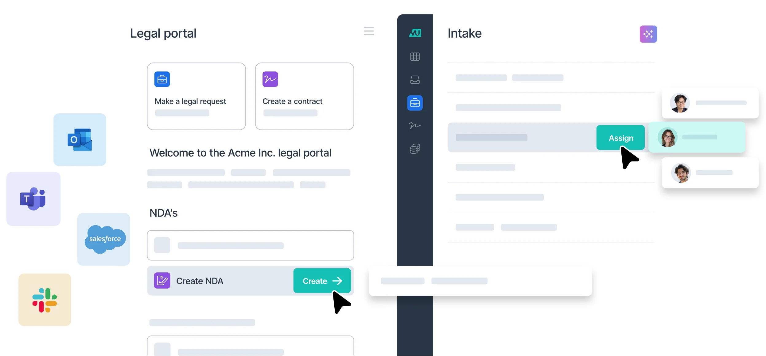 A centralized intake portal brings structure and consistency
