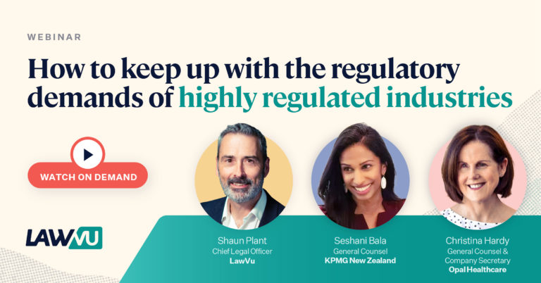 How to keep up with the regulatory demands of highly regulated industries