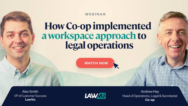 How Co-op implemented a workspace approach to legal operations