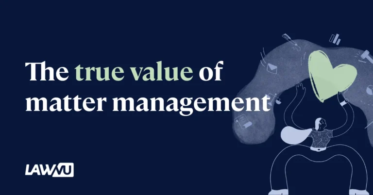 true value of matter management